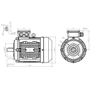 Silnik elektryczny 4,0kW 2800 obr/min. 112B14